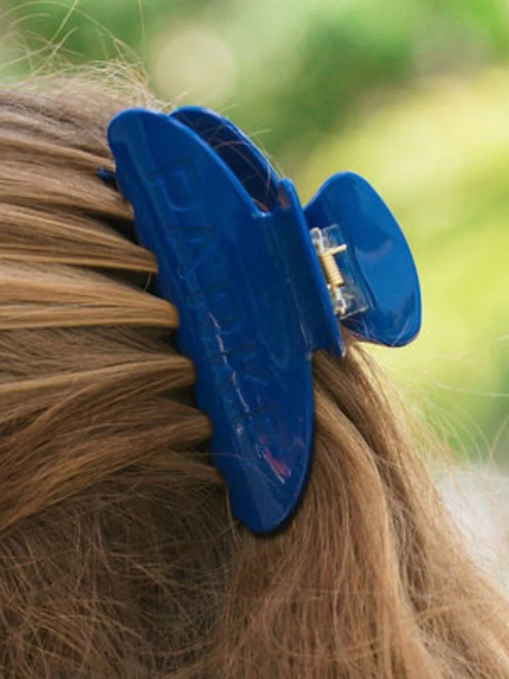 Blue Acrylic Hair Claw Clip for Women
